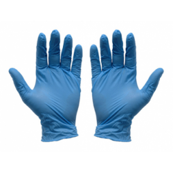 GUANTES DE NITRILO AZUL